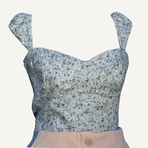 🌿 REFORMATION CLDYE LINEN BLOUSE